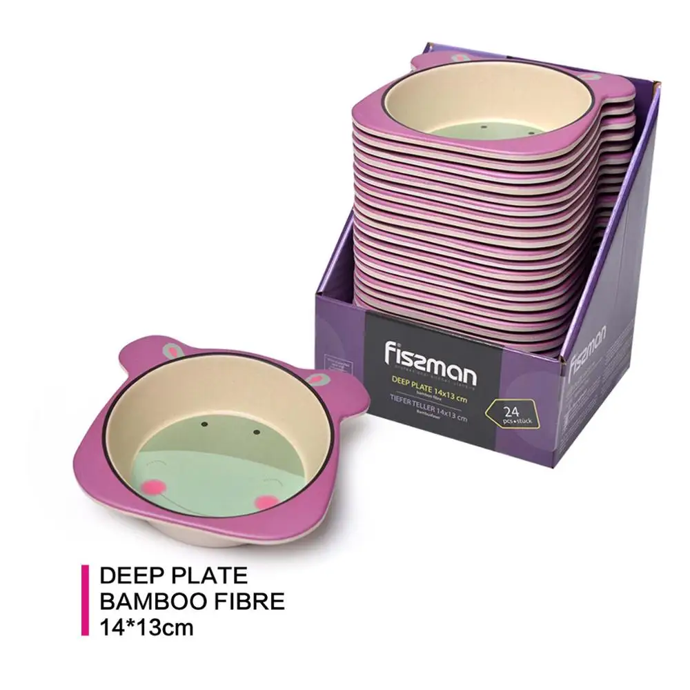 FISSMAN бамбуковое волокно детская чаша Экологичные наборы посуды для детей