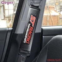 ceyes car styling car emblems case for ford focus 2 focus 3 4 2005 2017 st racing mondeo kuga mk4 seat belt cover car styling