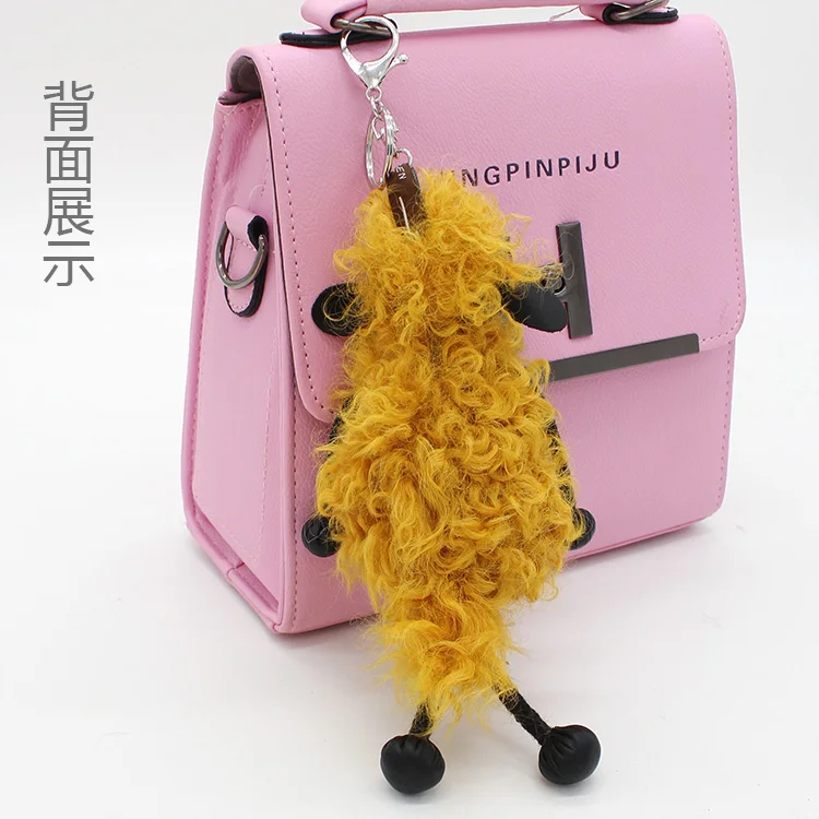 Декоративный Автомобильный ключ из натуральной кожи кашемировый шерстяной