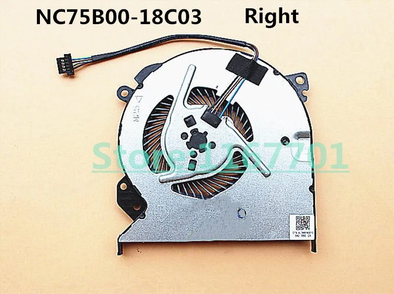 Laptop CPU/GPU cooling Fan for Xiaomi 15.6 Ruby TM1802-AA AC AD TM1709 MX110 0FL250000H 0FL230000H NC75B00-18C03 NS65B02-18C02 | Компьютеры
