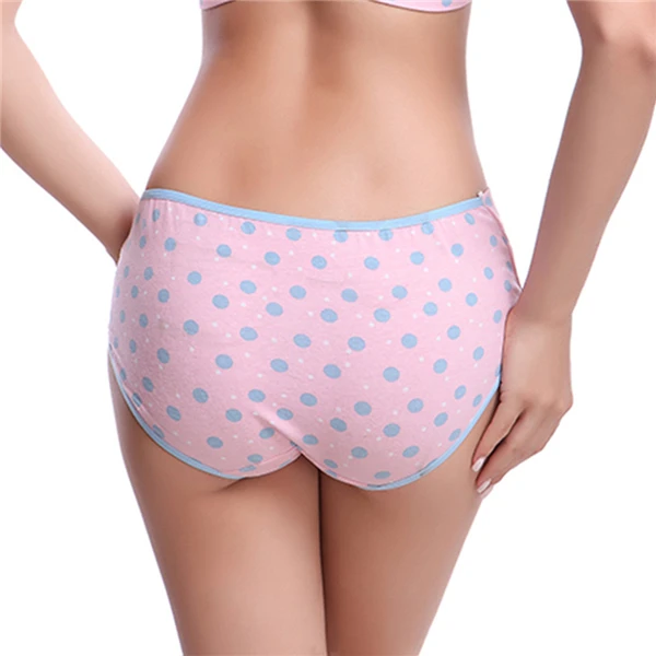 

New Pregnant Women Dot Briefs Underwear Panties Maternity Knickers Lingerie Comfotable Panties