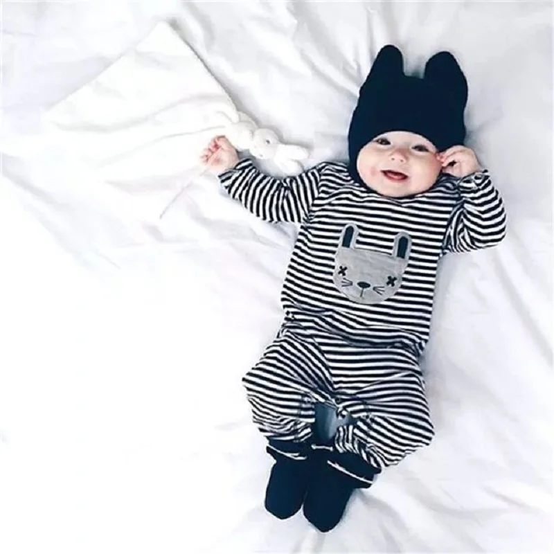 2016 Одежда для новорожденных Цельный Детский комбинезон маленьких мальчиков и