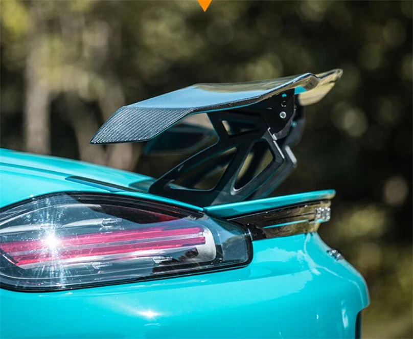 Спойлеры из углеродного волокна для Porsche 911 718 Boxster Cayman 2016-2020 спойлер высокого