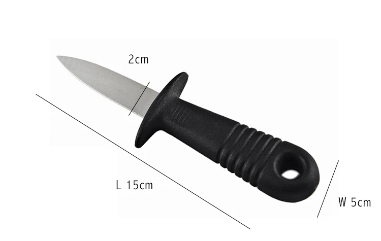 1Pc Stainless Steel Oyster Knife Plastic Handle Scallops Opener Shell Shucking Seafood Tool Multifunction Kitchen Tools | Дом и сад
