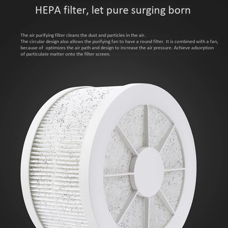 Usb мини Ультра тихий вентилятор портативный Настольный воздушный фильтр очистка