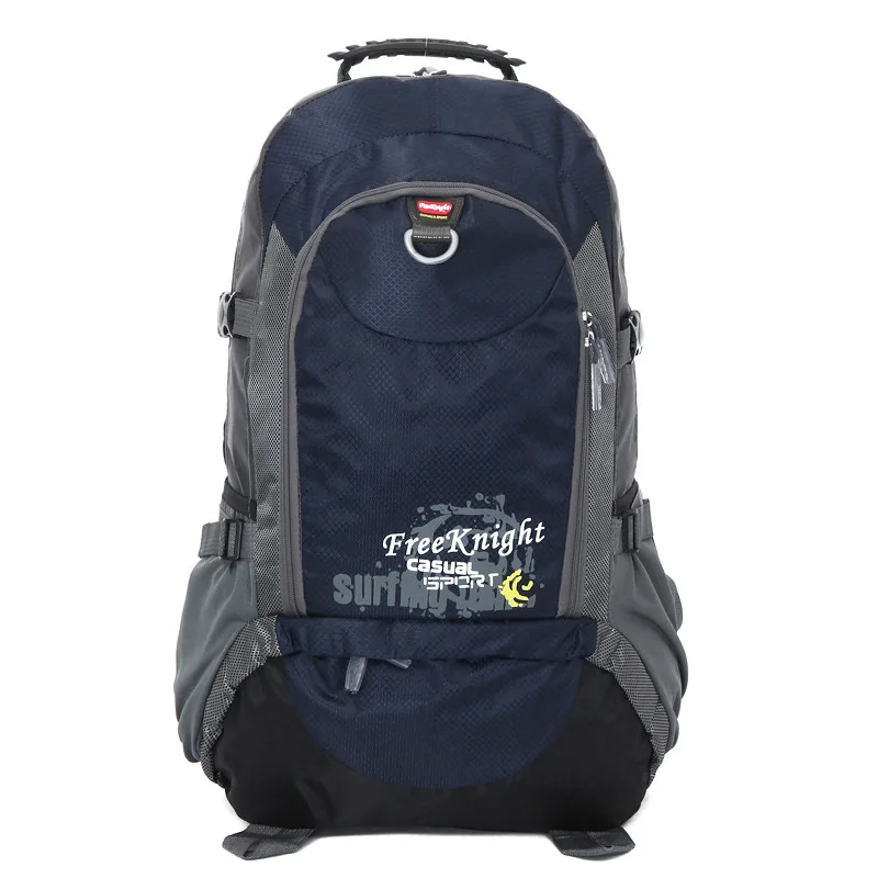 Fegntu 40L походный рюкзак, нейлоновая уличная альпинистская сумка для мужчин и женщин, спортивные сумки, рюкзак для путешествий - Цвет: Navy Blue