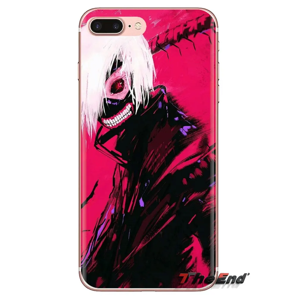 Для Samsung Galaxy S3 S4 S5 Mini S6 S7 Edge S8 S9 S10 Plus Note 3 4 5 8 9 cool Tokyo Ghoul kaneki ken прозрачный мягкий чехол