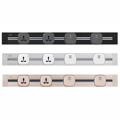 With 2 Sockets 2 USB JOHO заводской выключатель 8000 Вт 80 см Tomada Usb поп-розетка Eu настенная вилка светодиодный светильник для офиса для конференц-зала гостиной - Тип: With 2 Sockets 2 USB