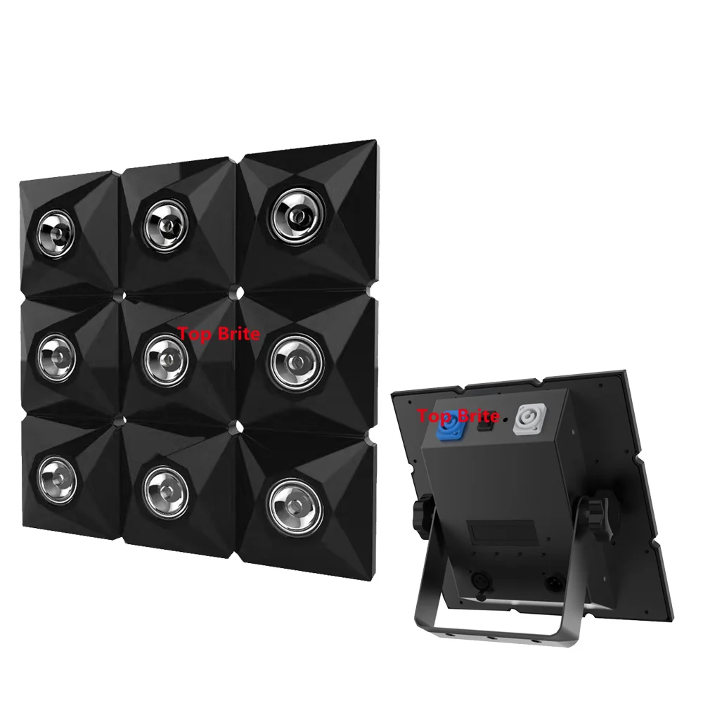 LED Par Light 9X3W RGBW четырехцветный алюминиевый корпус DJ DMX Светодиодный луч