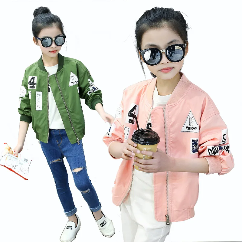 Куртка для Обувь девочек 2017 осенняя одежда Дети пальто кардиган детская куртка