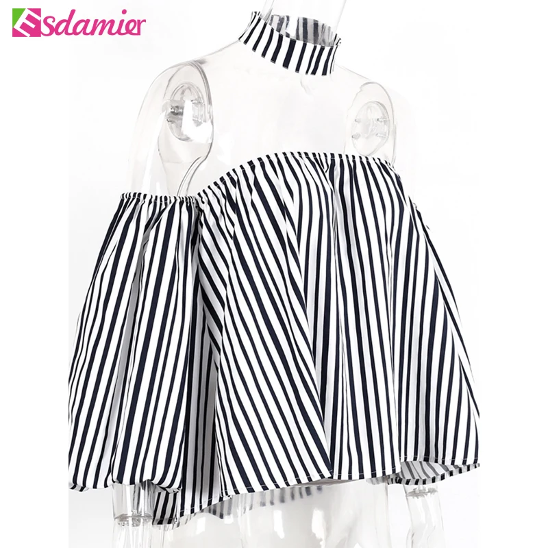 Женский полосатый топ с галстуком-бабочкой летний Свободный Топ