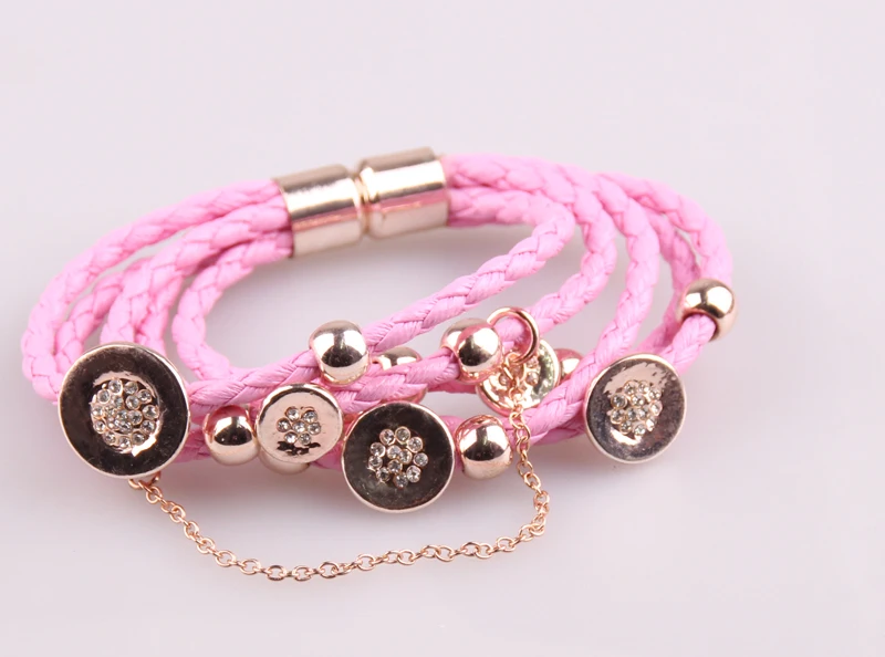 Женский кожаный браслет с бантом бесплатная доставка|charm bracelets bangles|bracelet wrapleather