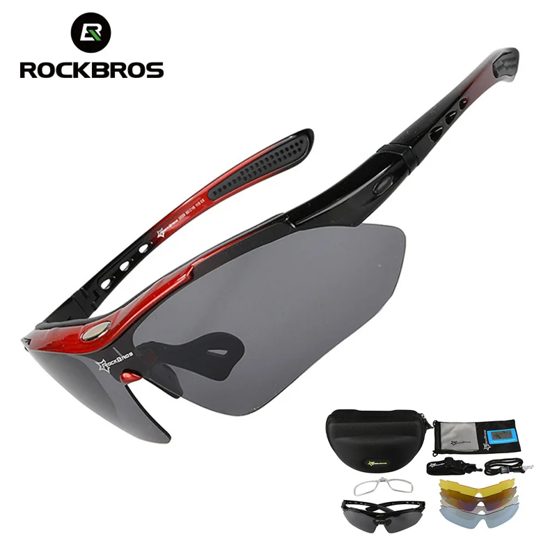 Солнцезащитные очки ROCKBROS поляризационные для езды на велосипеде горных