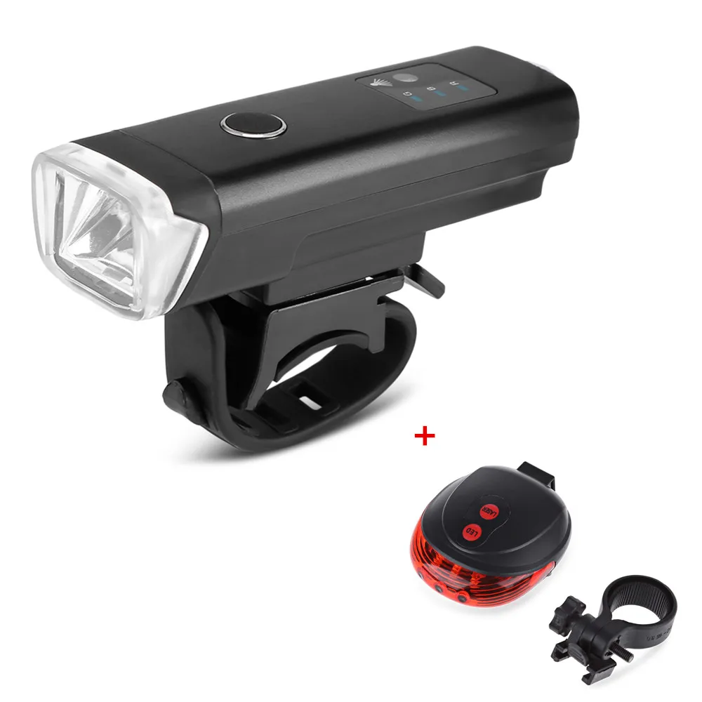 Version 1 n tailight USB Перезаряжаемый водостойкий MTB горный велосипед светодиодный велосипед велосипедный фонарь Передний светодиодная фара для велосипеда Велоспорт Смарт индукция фонарик - Цвет: Version 1 n tailight