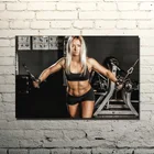 Мотивационная, для бодибилдинга с цитатами, художественный шелковый постер 13x20 24x36 дюймов, тренажерный зал, Декор, фитнес-картина на спортивную тематику 02-26