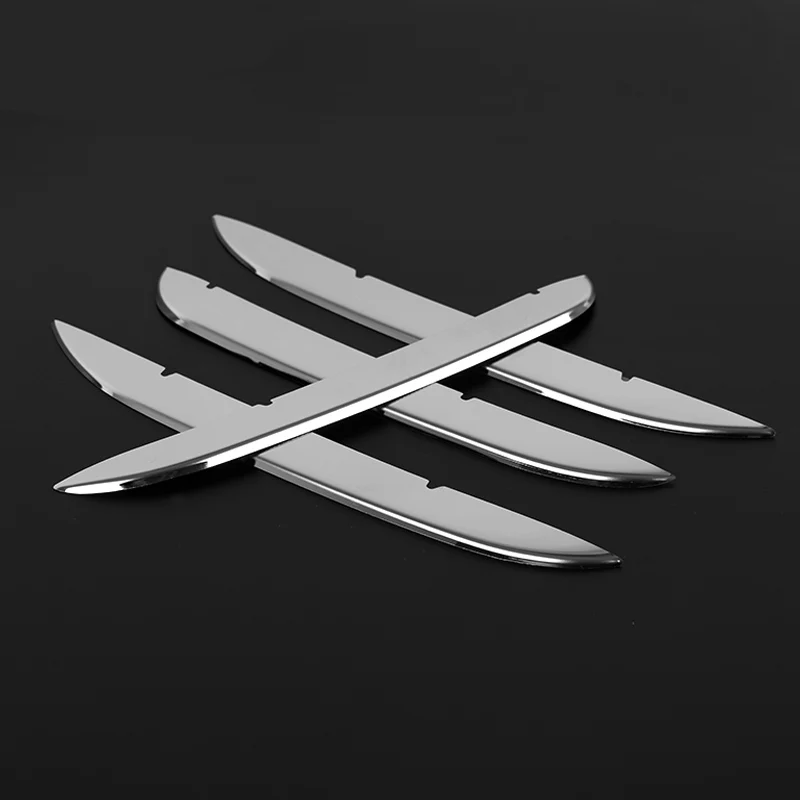 Автостайлинг из нержавеющей стали 4 шт. передняя крышка противотуманной фары