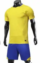 yellow Высокое качество для взрослых детей FIGUREDCLOTH индивидуальные любительский футбол Джерси персонализировать футбольная команда комплект DIY футбольный костюм футбол - Цвет: yellow