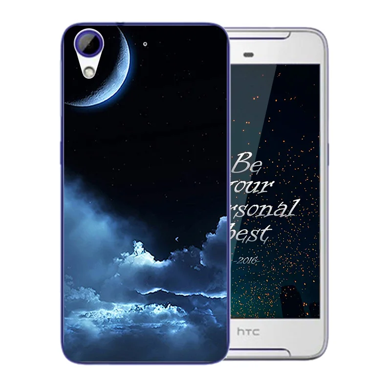 Чехол для телефона HTC Desire 628/628 Dual Sim с узором ночного неба Мягкая силиконовая