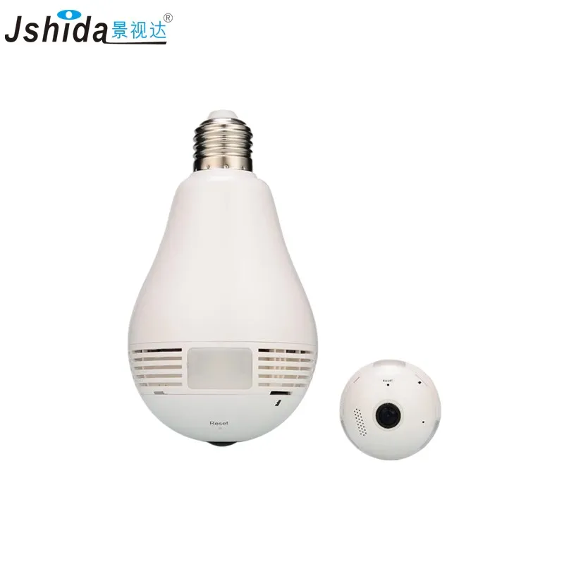Лампочки Беспроводной IP Камера Wi-Fi FishEye 960 P 360 градусов Мини CCTV VR 1.3MP домашней