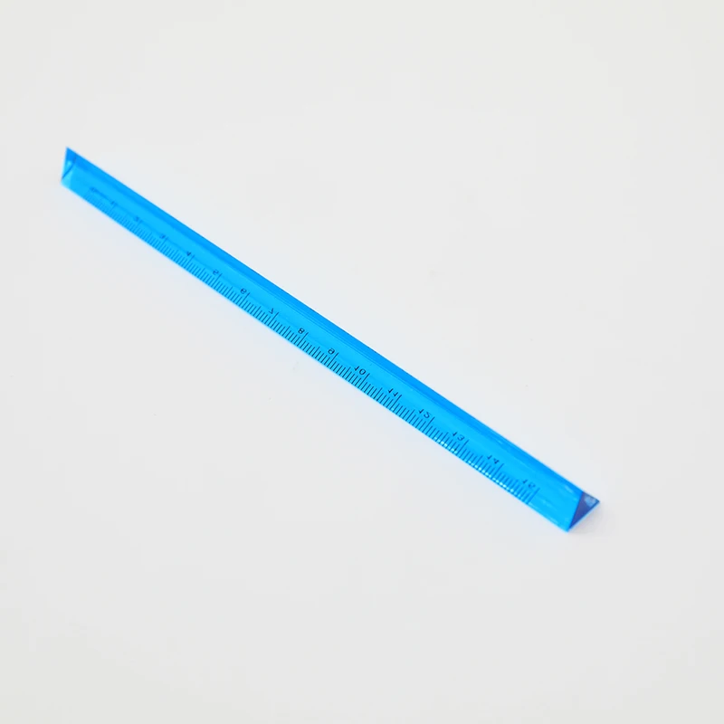 Синий Пластик простой правитель студент 15 см прямо Рисование высоким качеством