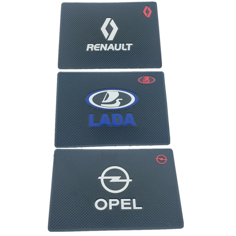 Противоскользящий коврик с логотипом автомобиля держатель для телефона GPS