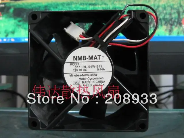 For NMB 8025 12V 0.44A 3110RL-04W-B79 | Компьютеры и офис