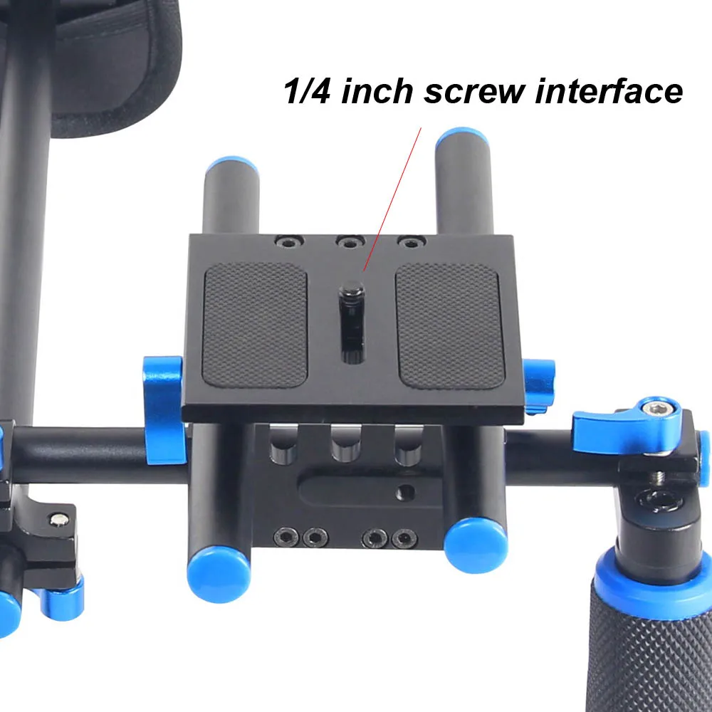 Dhl новый DSLR видео кронштейн плечевой поддержки рог рукоятка держатель для канона