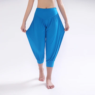 Женские эластичные штаны из 100% хлопка размера плюс удобные бриджи для тренировок