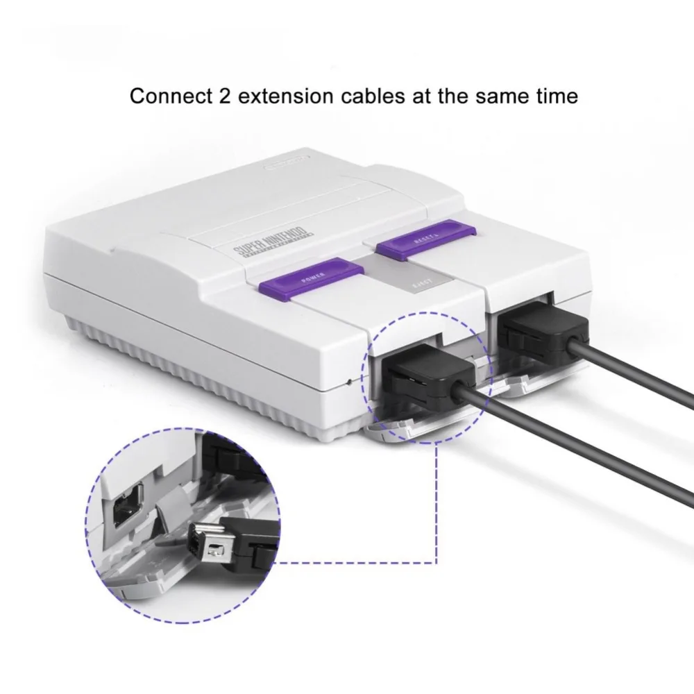 1 8 м/3 м удлинитель для Nintendo SNES & NES Mini Classic Controller|Запасные части| |