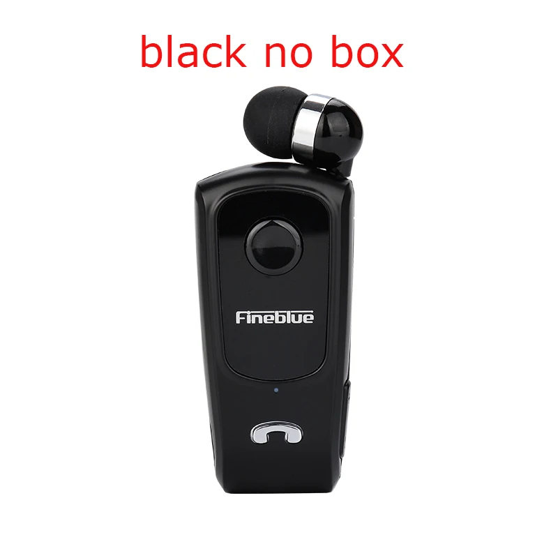 Black no box Fineblue F920 беспроводные Bluetooth наушники Auriculares водительские звонки напоминают о спортивной ходовой одежде гарнитура с зажимом для телефона бесплатный Чехол - Цвет: Black no box