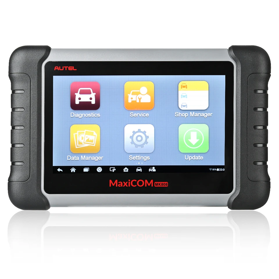 Новейший 7-дюймовый автомобильный диагностический сканер Autel MaxiCOM MK808 с