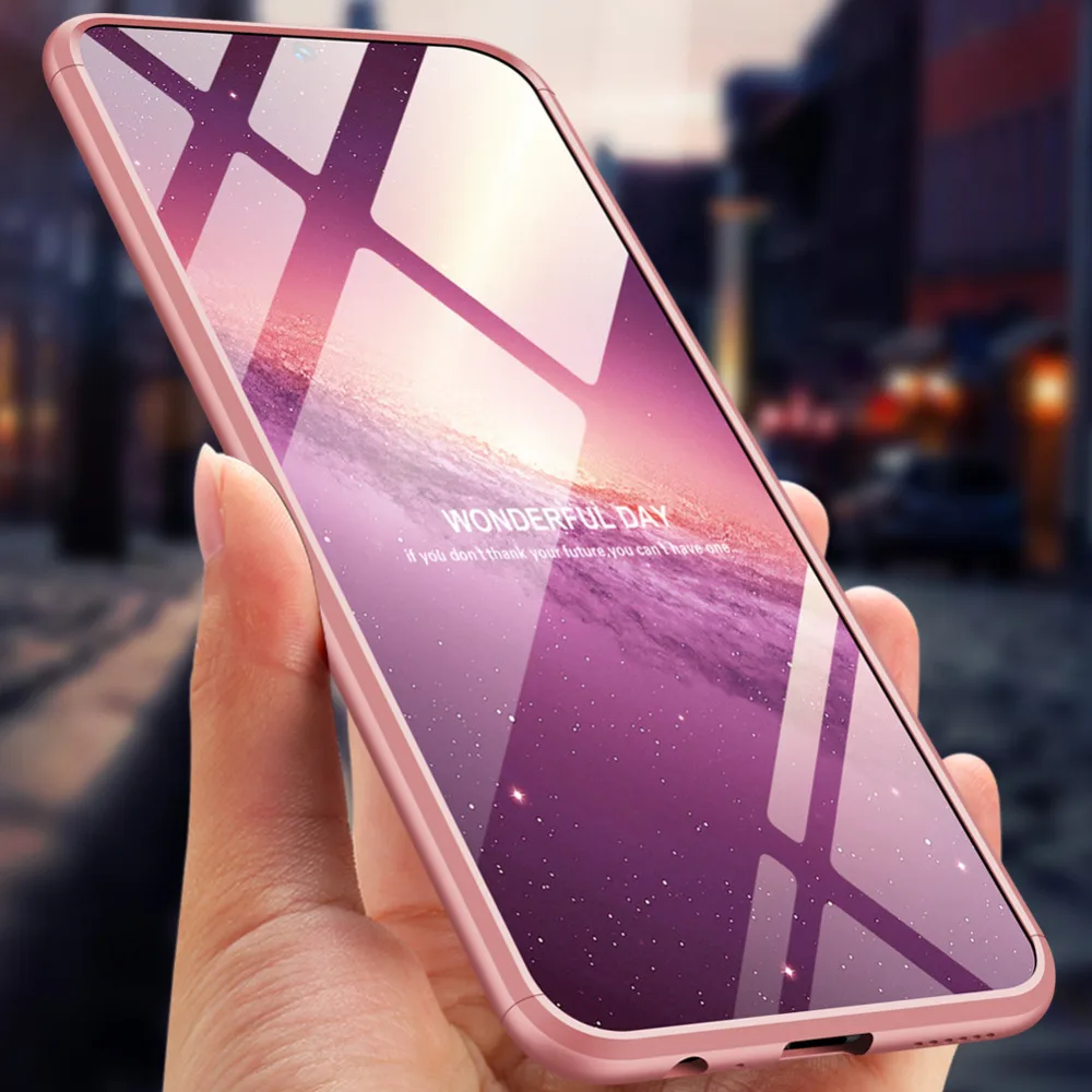 ДЛЯ VIVO V11 чехол VIVOV11 на 360 градусов полный корпус чехол для Vivo V11 Гибридный противоударный чехол с закаленным стеклом для VIVO V 11