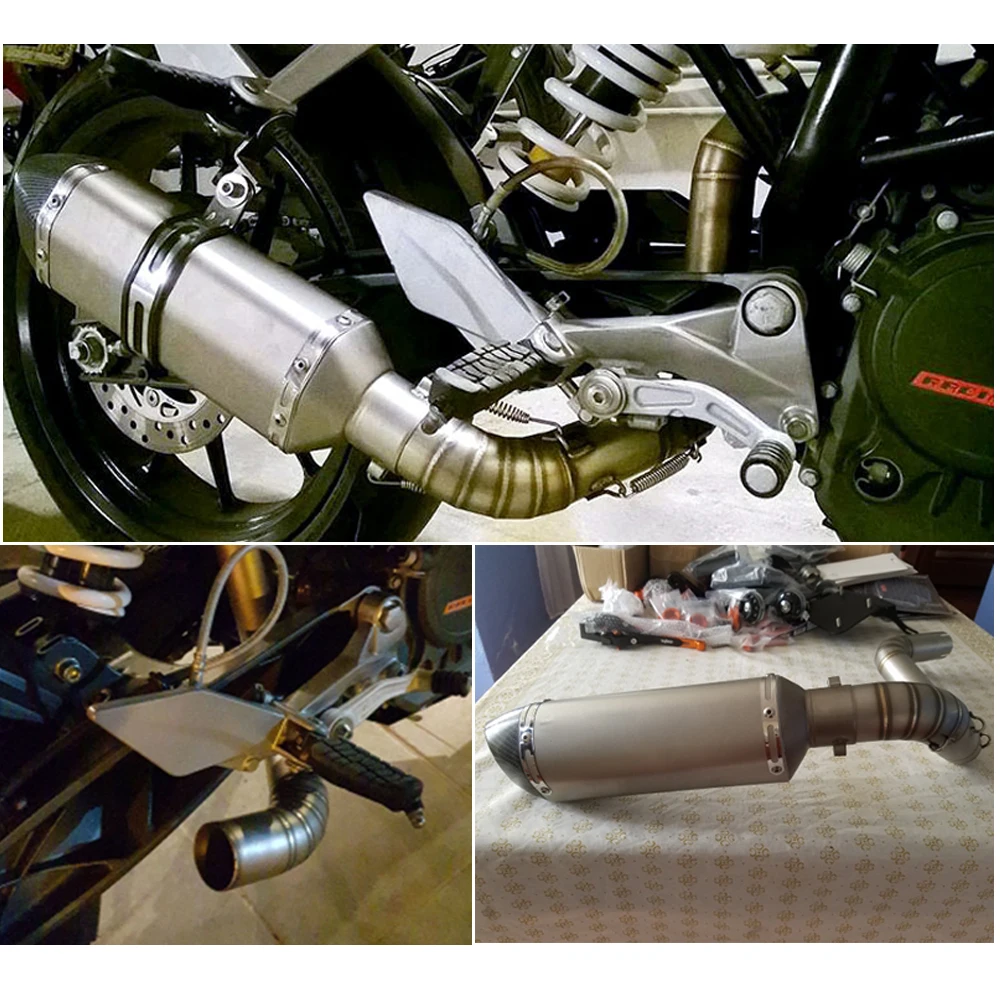 Alconstar глушитель для мотоцикла средняя труба полная система слипоны KTM DUKE150 DUKE200