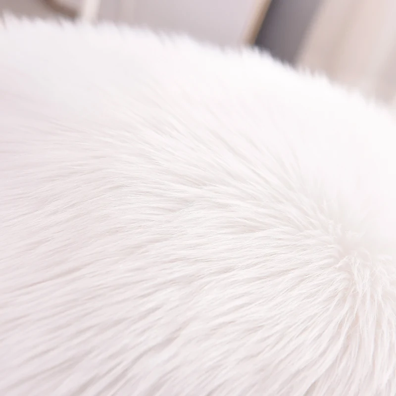 Snowdream скандинавский стиль белая плюшевая наволочка мягкая меховая декоративная