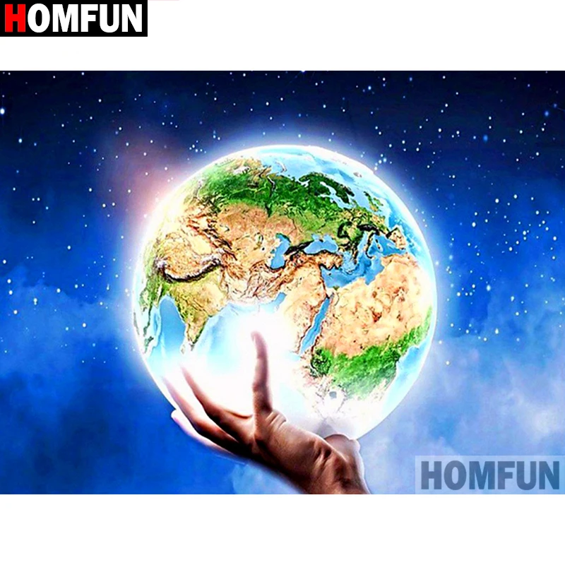 Алмазная 5d-картина HOMFUN земляный пейзаж полноразмерная/круглая вышивка крестиком