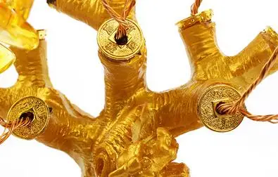 WBY---322 + желтый кристалл счастливое дерево орнаменты богатое украшения домашнего
