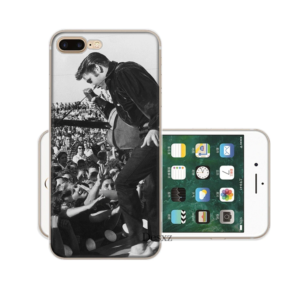 Чехол для телефона Elvis Presley Kiss iPhone 5 5S SE 6 6s 7 8 Plus X XS XR Max|Чехлы-накладки| |