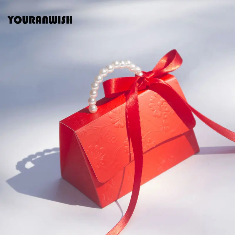 Yourwish 10 шт./лот, портативные вечерние коробки для конфет на свадьбу, подарочные коробки для детского душа, подарочные коробки для свадебной вечеринки, подарочные коробки для конфет