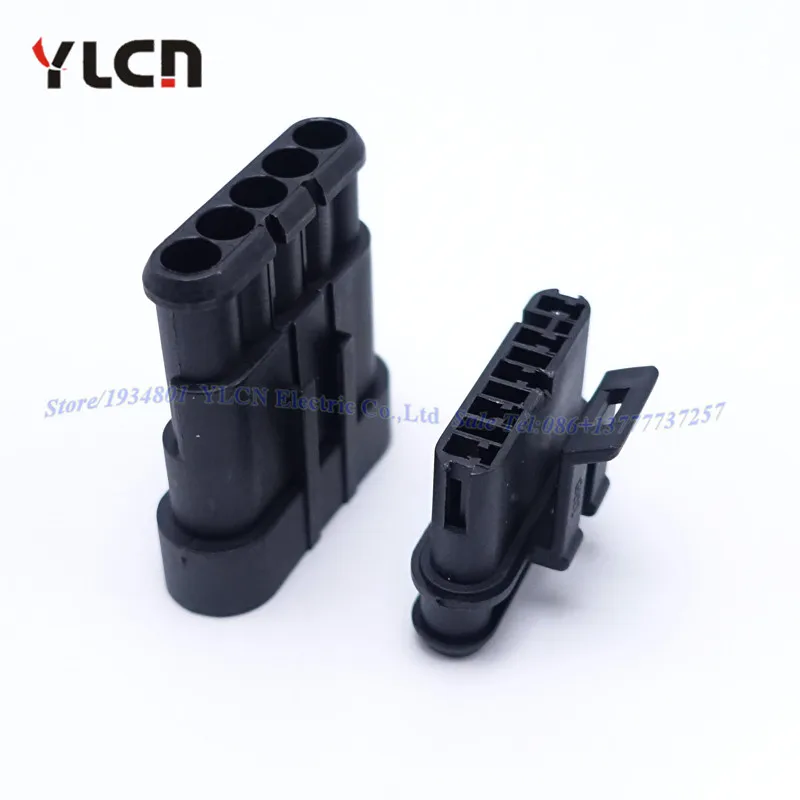 

Brand High Quality 10 Sets Kits 5 Pin Way Auto Super Sealed Waterproof Car Electrical Wire Connectors Plug Free Shipping