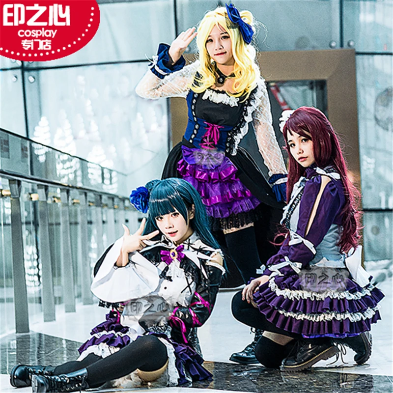 Аниме Love Live Sunshine Aqours Sakurauchi Riko Guilty Kiss униформа для девочек карнавальный костюм