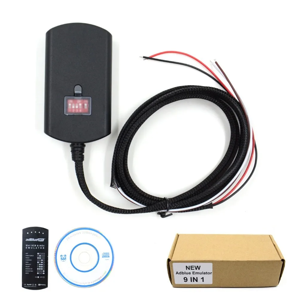Поддержка Евро 4 и 5 Adblue 9 в 1 Новое поступление 8 эмулятор AdBlue с датчиком SCR NOx OBD2 VD400