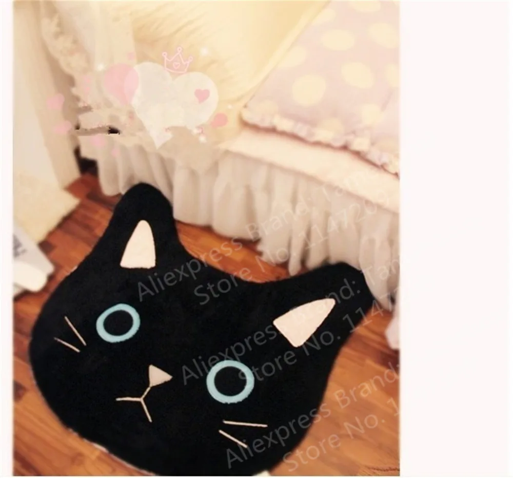 NiceRug коврик &quotКотенок&quot мягкий машинная стирка вырезать коралловый бархат