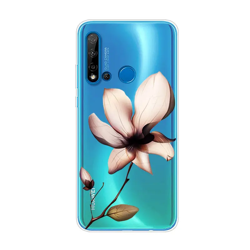 Мультяшный чехол для Huawei P20 lite 2019 мягкий силиконовый задней панели телефона GLK LX1