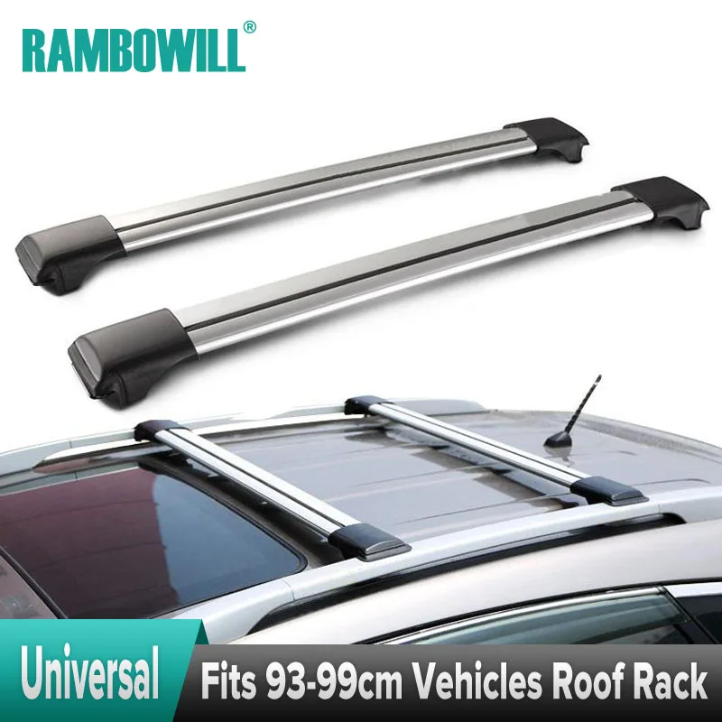 2X Универсальная Автомобильная Поперечные рельсы На Крыше Грузовой Бокс Лодка