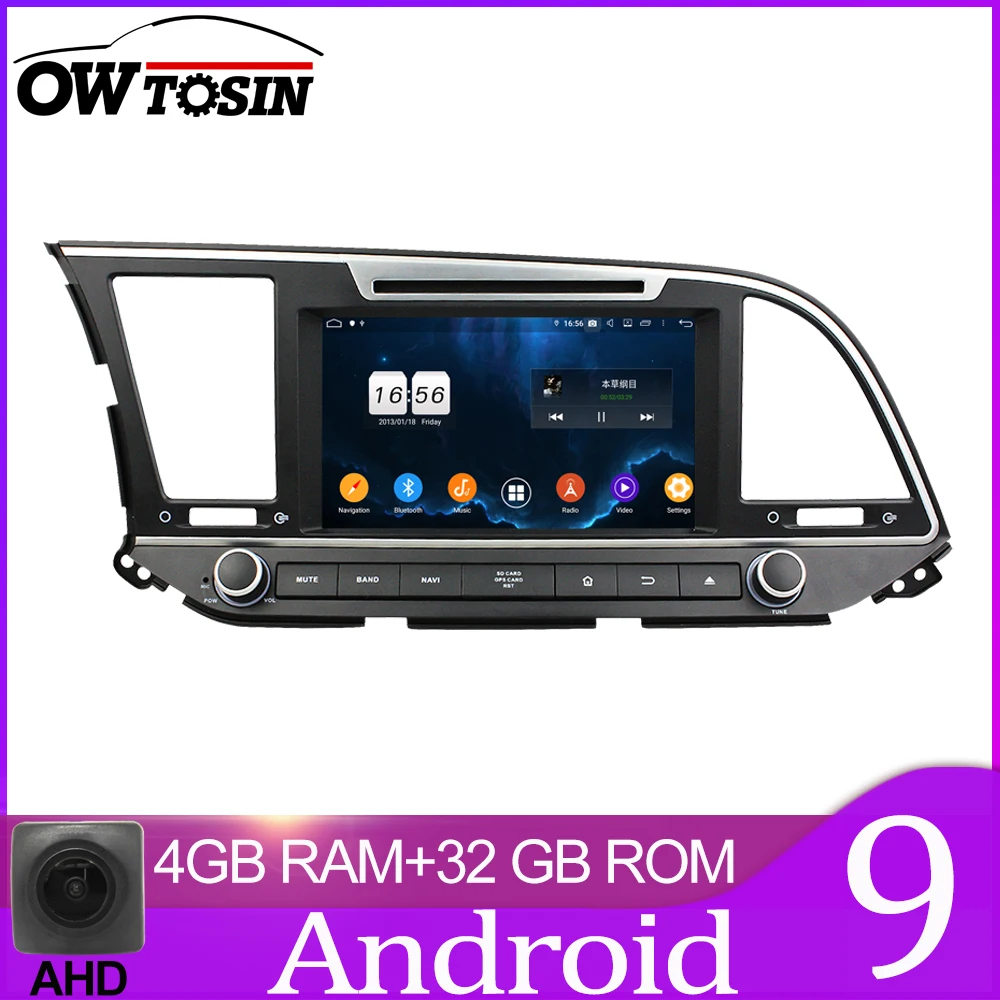 Автомобильный радиоприемник Owtosin видео мультимедийный плеер навигация GPS Android 9 0