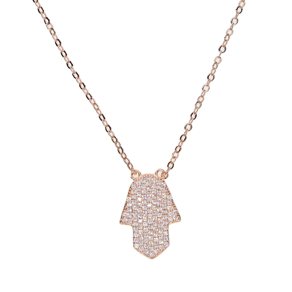 Женское золотое ожерелье fatima's hand Золотое микро ожерелье|fashion necklace|necklace fashionnecklace