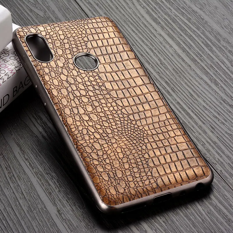 Чехол для Xiaomi Redmi Note 5 Pro роскошный Винтажный чехол из крокодиловой кожи в стиле