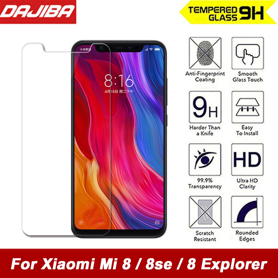 9 H 2.5D устойчивое к царапинам закаленное стекло для Xiaomi mi 8 Explorer ультратонкая