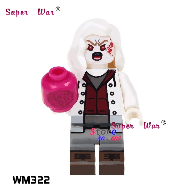 WM322 1 шт., модель, строительные блоки, супергерои, робокоп, друзья, хобби, игрушки для мальчиков, diy игрушки для детей, подарок - Цвет: WM322