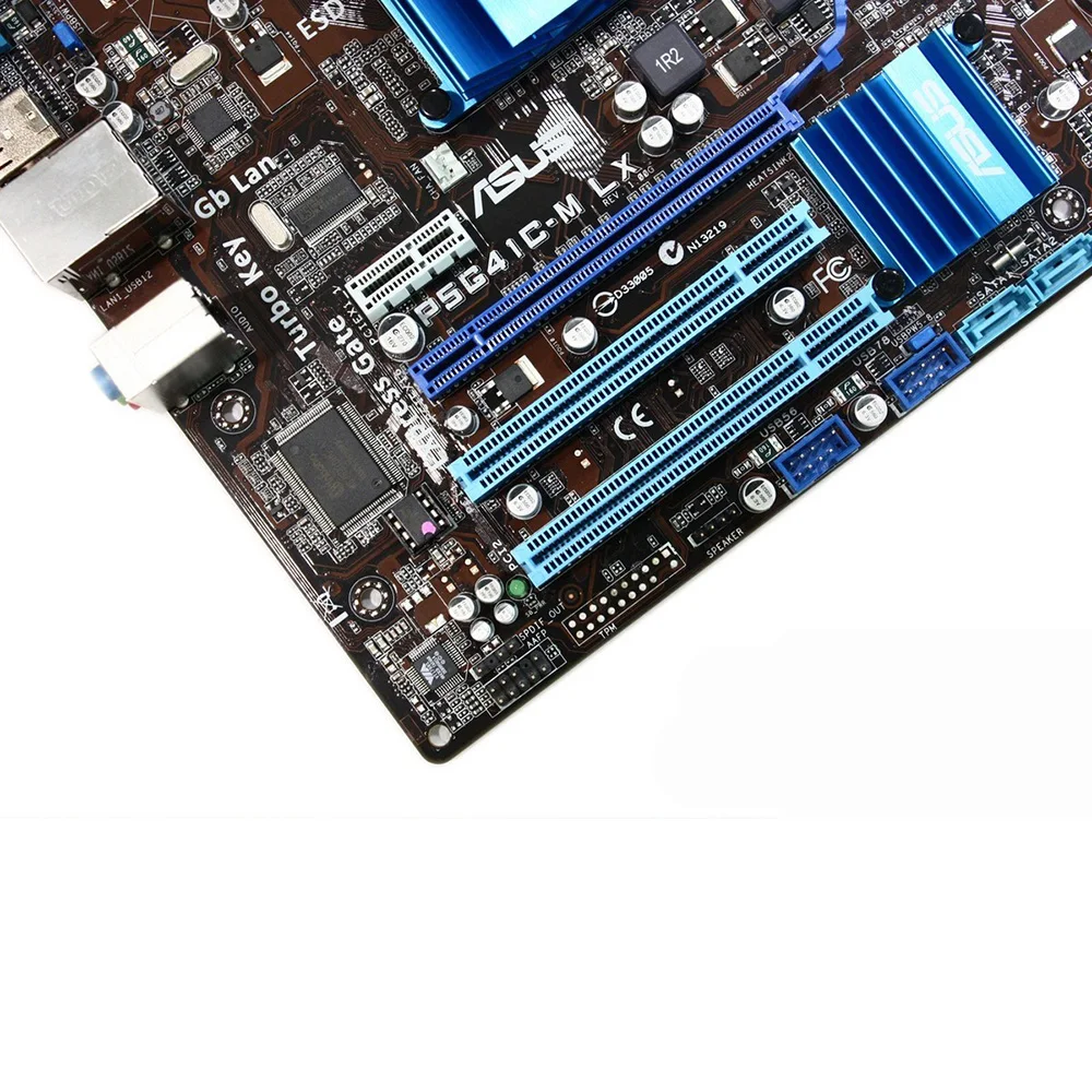 Asus P5G41C-M LX Intel G41 Оригинальное настольное гнездо для материнской платы LGA 775 Q8200 Q8300 DDR2/3 8G u ATX